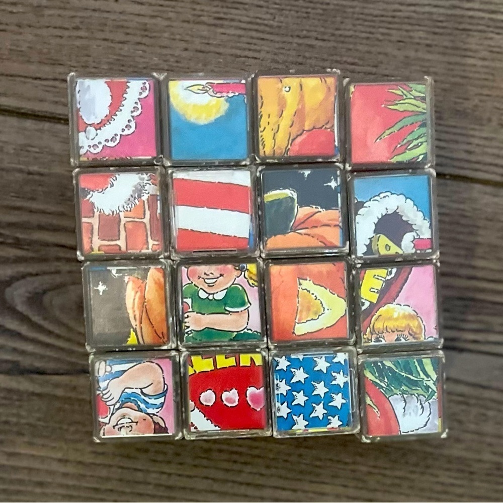 Vintage 1950’s picture blocks puzzle